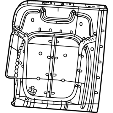 Jeep 68458606AC Seat Back Pad