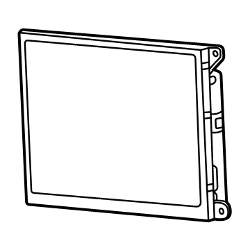 Mopar 68433499AI Radio - Display W/O Bezel 68433499AI Mopar Radio - Display W/O Bezel Illustration 1 of 1