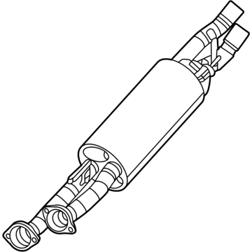 Jeep 68469422AB Front Muffler