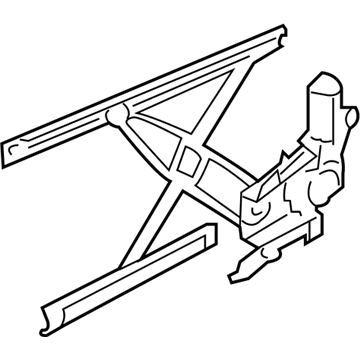 Chrysler 55277229AB Window Regulator