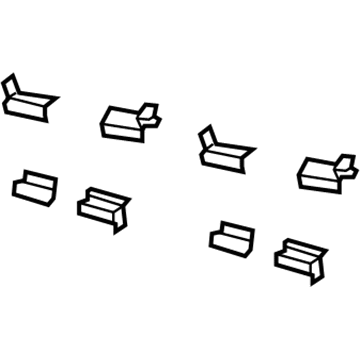 Jeep 68376750AA Brake Pads Hardware Kit