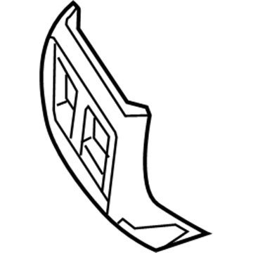 Jeep 5PK70DX9AA Rear Panel Trim