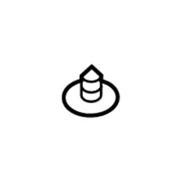 Jeep 68140489AA Lower Shield Retainer