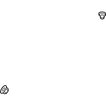 Chrysler 6102252AA Lower Control Arm Nut