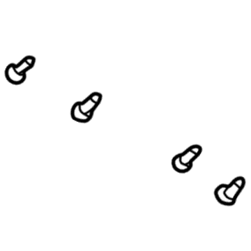 Chrysler 6505622AA Lower Hinge Screw