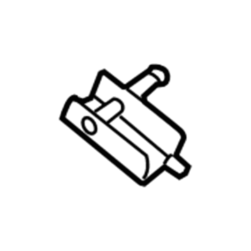 Jeep 68056524AC Muffler With Tail Pipe Rear Bracket