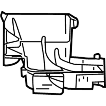 Dodge 68001425AA Floor Duct