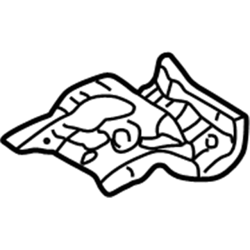 Chrysler MR535377 Inner Wheelhouse Brace