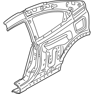 Chrysler MR535597 Inner Panel Assembly