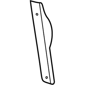 Dodge 5FV58RC3AE Lock Pillar Trim