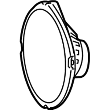 Jeep 5059063AC Rear Driver Speaker