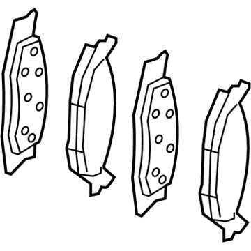 Dodge Caliber Brake Pad - 68574695AA