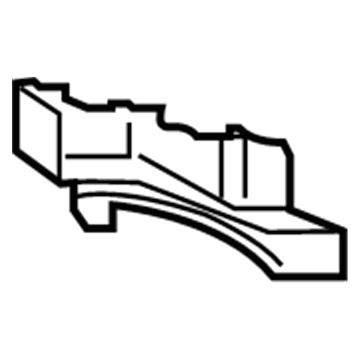 Chrysler 68127953AA Chrome Extension Bracket