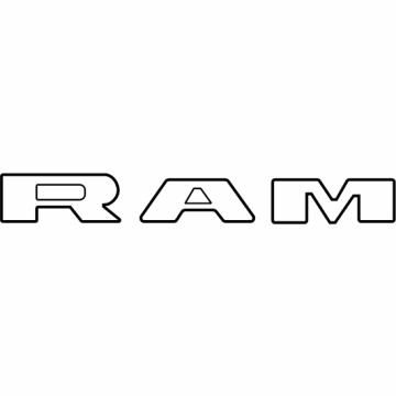 Ram 68395015AA Nameplate