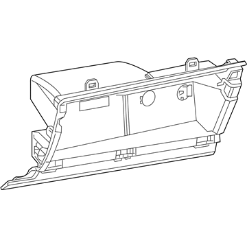 Ram 6YK15HL1AA Glove Box Assembly