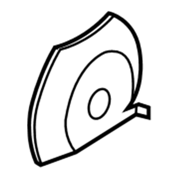 Jeep 68261881AA Rear Mount Shield