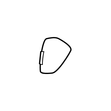 Jeep 1WF20DX9AD Handle Base Cover