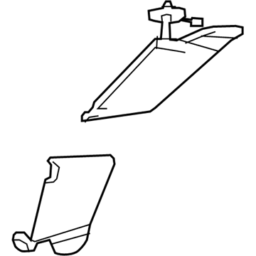 Chrysler Sebring Sun Visor - 1GW39DW1AA