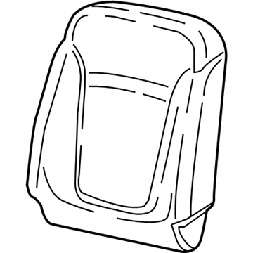 Jeep 6GA84LT5AB Seat Back Cover