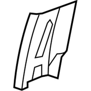 Ram 1DX50BD1AB Lock Pillar Trim