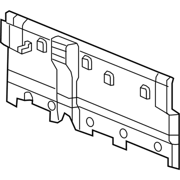 Mopar 1VD94XDVAB Rear Trim Panel, Gray Mopar 1VD94XDVAB Rear Trim Panel, Gray