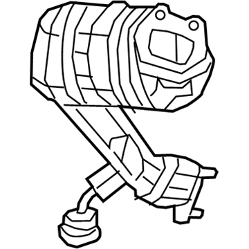 Jeep Cherokee Catalytic Converter - 68337774AB