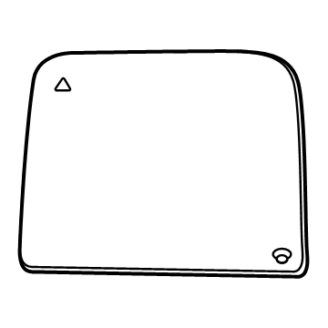 Ram 68620330AB Mirror Glass