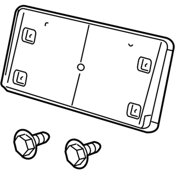 Dodge License Plate - 68102166AA