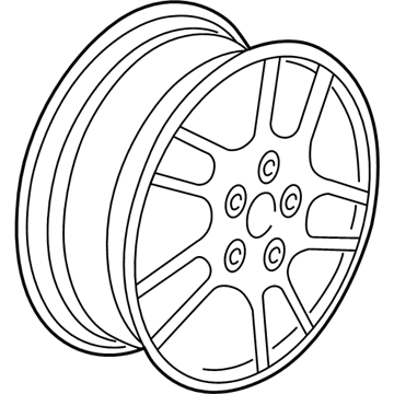 Jeep 5EZ99PAKAD Wheel, Alloy