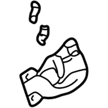 Dodge Stratus Door Handle - MR641412