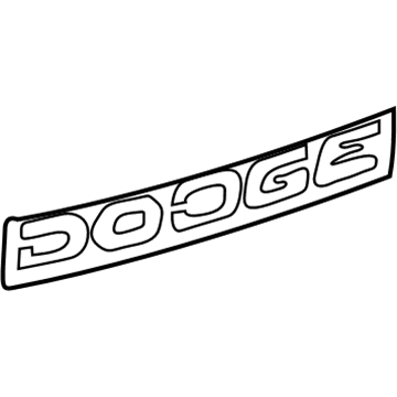 Dodge 55076877AA Nameplate