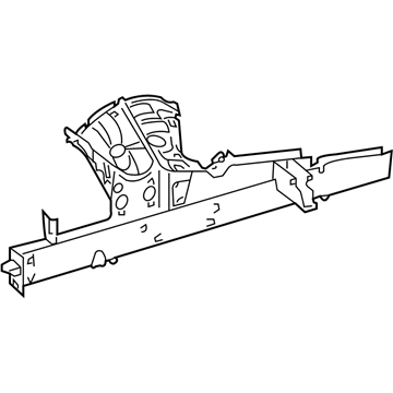 Mopar 68006247AA Front Side Rail, Passenger Side Mopar 68006247AA Front Side Rail, Passenger Side