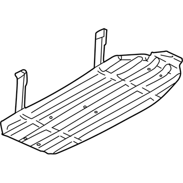 Dodge Fuel Tank Skid Plate - 52102163AC