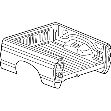 5140397AA Mopar Box Assembly, Rear Illustration 1 of 1