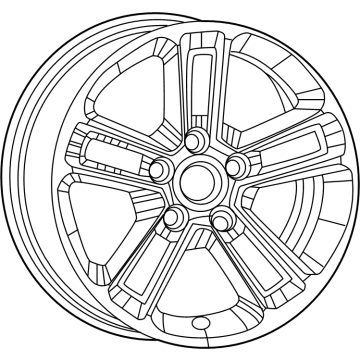 Jeep 4755614AA Wheel, Alloy