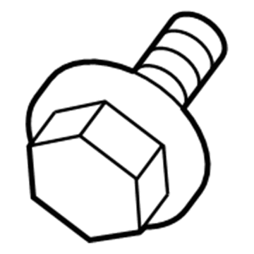 Ram 6512780AA Front Insulator Screw
