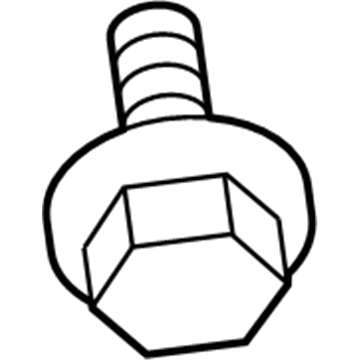 Dodge 6102400AA Transmission Mount Bracket Bolt