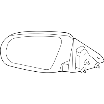 2014 Chrysler 200 Car Mirror - 68081540AD