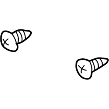 Dodge 6035556 Door Trim Panel Screw