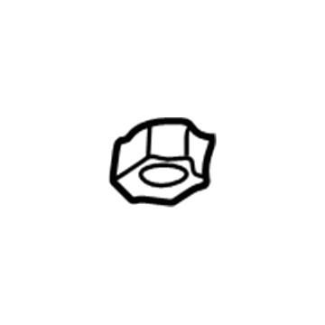 Dodge 6505623AA Outer Tie Rod Castle Nut