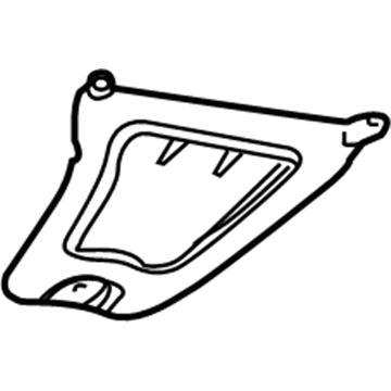 Dodge 4809511AC Vapor Canister Bracket