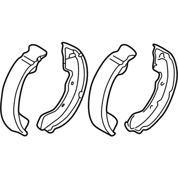 Chrysler MR128640 Brake Shoes