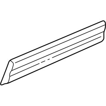 Dodge B2500 Door Moldings - 55274961AB