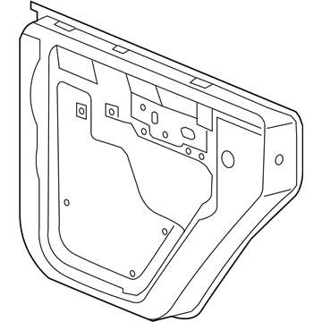 Jeep 68028608AC Door Shell