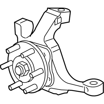 2004 Dodge Viper Steering Knuckle - 68272307AA