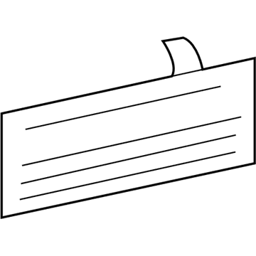 Chrysler 5056245AB Tire Info Label