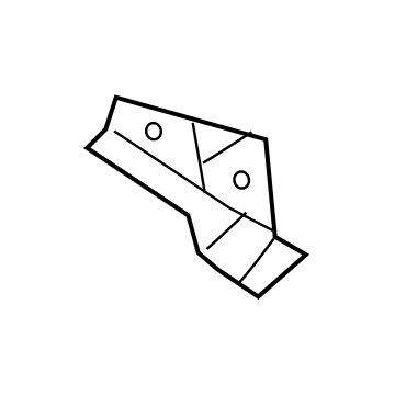 Ram 68260019AB Front Mount Bracket