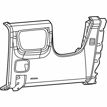 Jeep 6PM16TX7AD Lower Column Cover