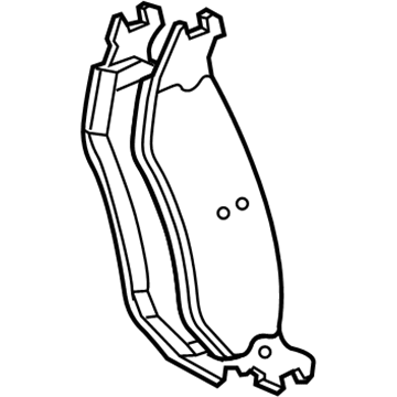 Chrysler 1BP00302AA Brake Pads