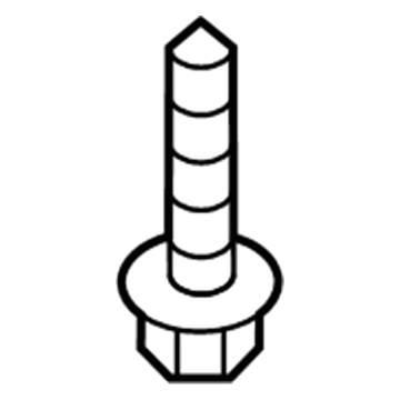 Mopar 6507947AA Heat Shield Mount Bolt Mopar 6507947AA Heat Shield Mount Bolt